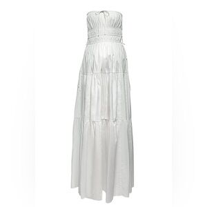 BUMPSUIT Shirred Strapless Gown